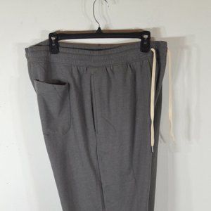 Onia Men's Solid Fleece Jogger Pants XL Gray MSRP85.00 NWT
